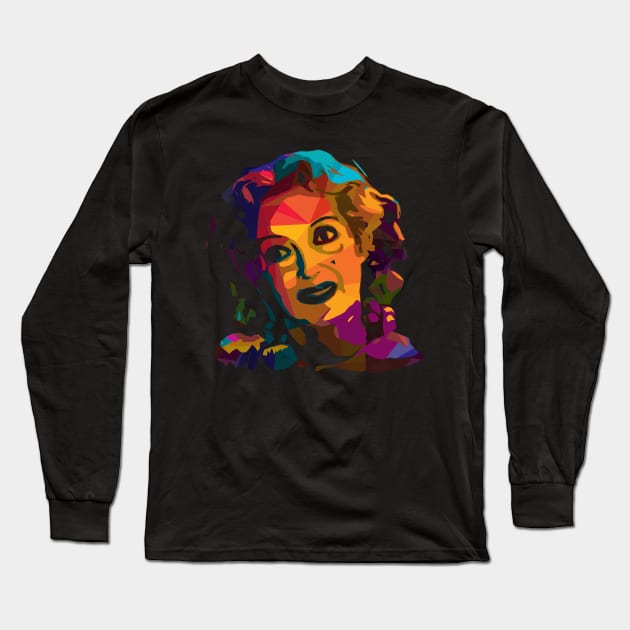 baby jane visual art Long Sleeve T-Shirt by DOGGIES ART VISUAL